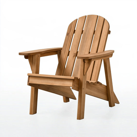 Sedia Adirondack 78 x 90 x 95 cm in legno naturale per esterno
